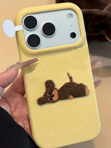 Dog Lying Down Fashion Phone Shockproof Case Compatible With IPhone