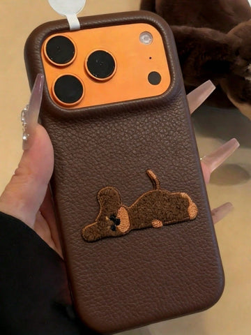 Dog Lying Down Fashion Phone Shockproof Case Compatible With IPhone