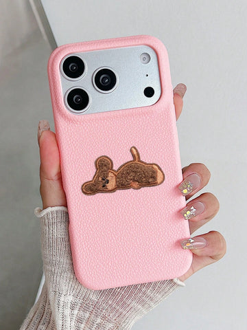 Dog Lying Down Fashion Phone Shockproof Case Compatible With IPhone