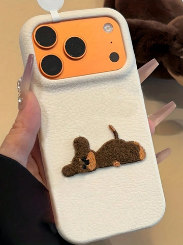 Dog Lying Down Fashion Phone Shockproof Case Compatible With IPhone