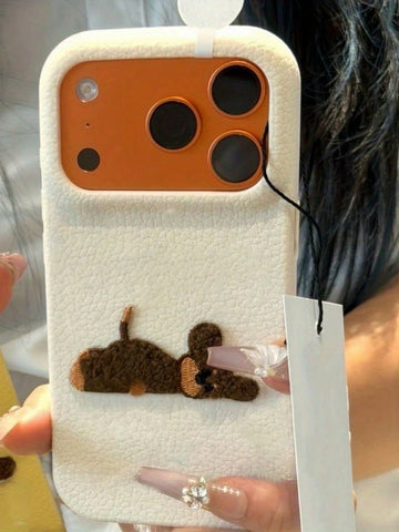 Dog Lying Down Fashion Phone Shockproof Case Compatible With IPhone