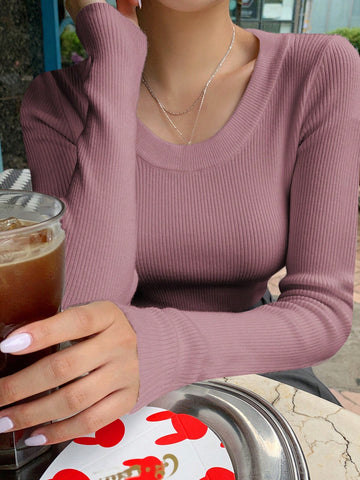 DAZY Casual Business Style Pullover Sweater