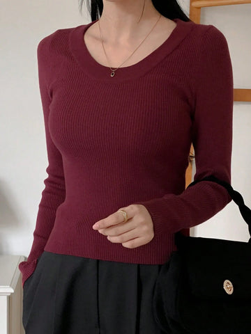 DAZY Casual Business Style Pullover Sweater