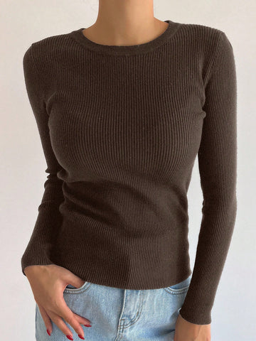 Tight Knit Pullover Sweater