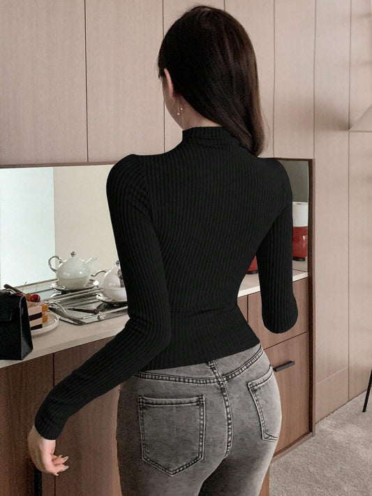 DAZY Fashion Fleecy Cinched Waist Women T-Shirt