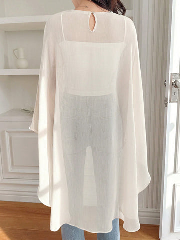 DAZY Lightweight Chiffon Tunic Top