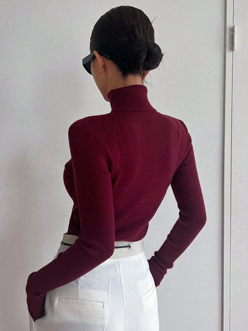 Turtleneck Women Sweater
