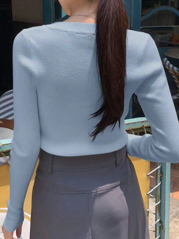 DAZY Casual Business Style Pullover Sweater