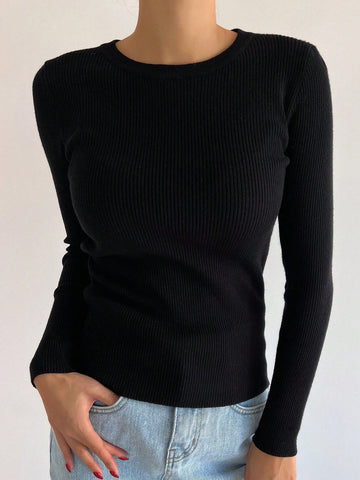 Tight Knit Pullover Sweater