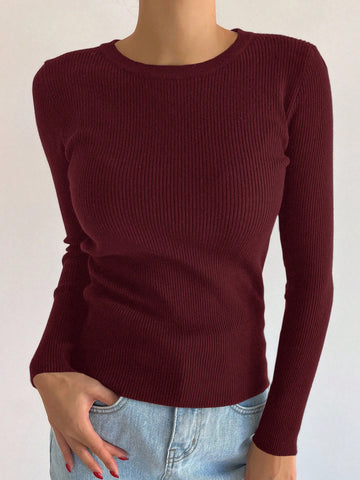 Tight Knit Pullover Sweater