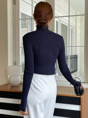 Turtleneck Women Sweater