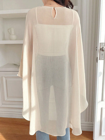 DAZY Lightweight Chiffon Tunic Top