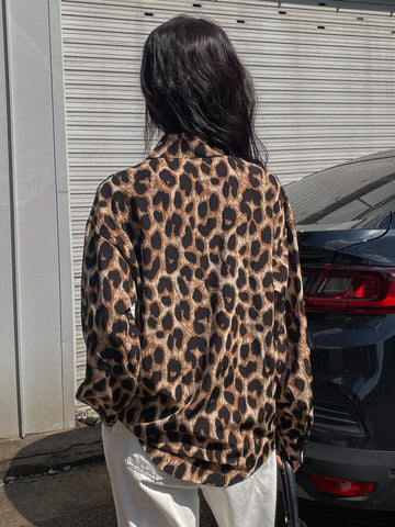 DAZY Simple Style Business Casual Solid Color Shirt