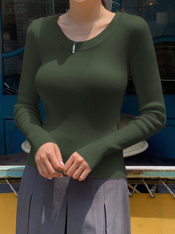 DAZY Casual Business Style Pullover Sweater