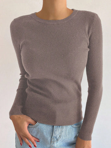Tight Knit Pullover Sweater