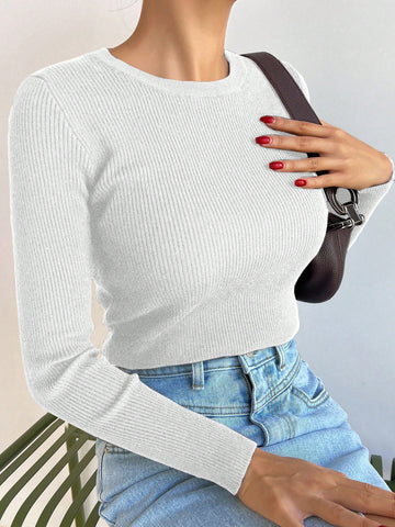 Tight Knit Pullover Sweater