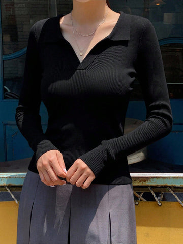 DAZY Casual Business Style Pullover Sweater