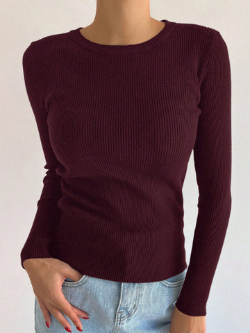 Tight Knit Pullover Sweater