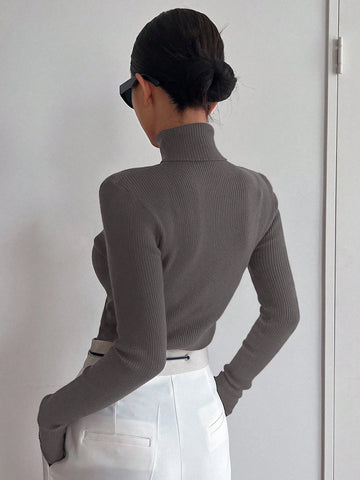 Turtleneck Women Sweater