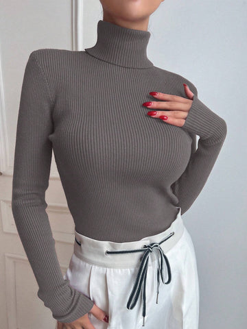 Turtleneck Women Sweater