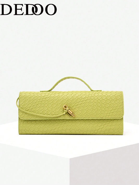 American Fashion Crocodile Embossed Handbag