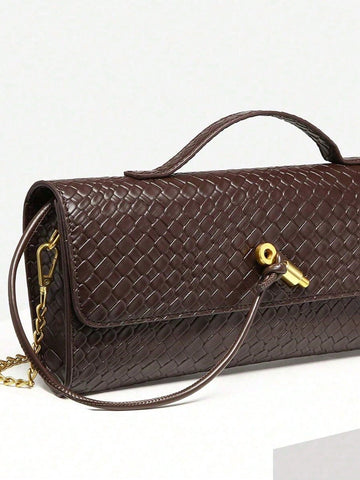 American Fashion Crocodile Embossed Handbag