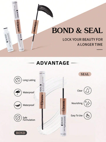 DlY Eyelash Extension Kit Individual Lashes Cluster D Curling, Lash Clusters With Lash Bond, Lash Remove And Seal And Lash Applicator Brush Tool