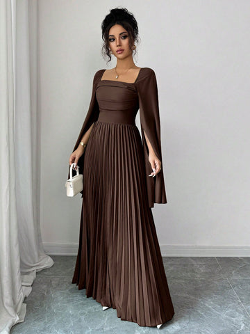 Fashionable Long Autumn Dress