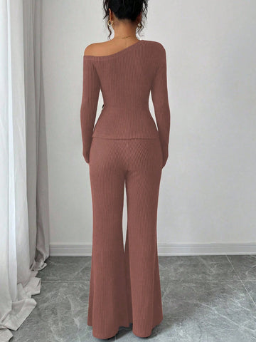 Elenzga Women's Fashion Casual 2-Piece Set