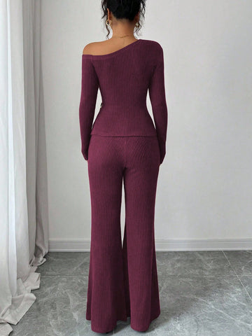 Elenzga Women's Fashion Casual 2-Piece Set