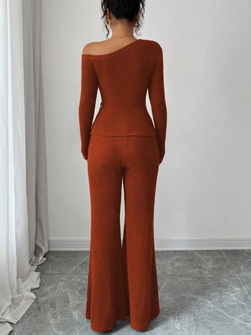 Elenzga Women's Fashion Casual 2-Piece Set