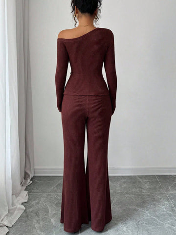 Elenzga Women's Fashion Casual 2-Piece Set