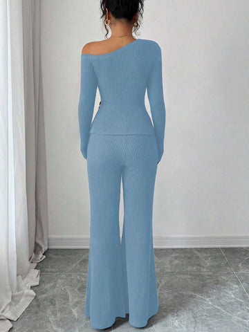 Elenzga Women's Fashion Casual 2-Piece Set