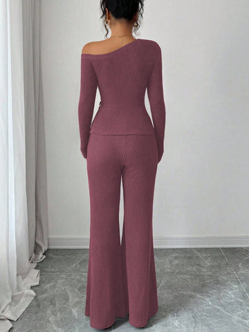 Elenzga Women's Fashion Casual 2-Piece Set