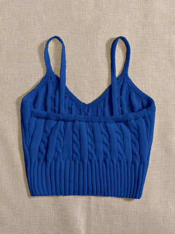 Essnce Cable Knit Cami Top