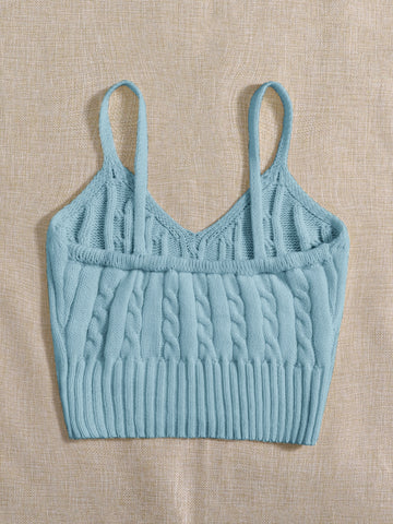 Essnce Cable Knit Cami Top