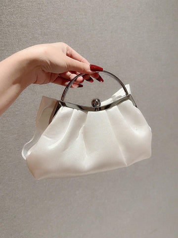 Evening Bag Fashionable Bow Decor Clip Top