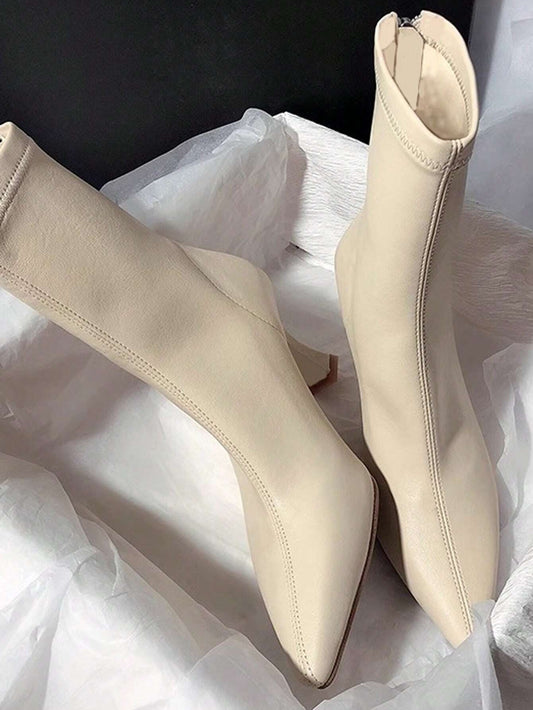 Women's Pointed-Toe High Heel Ankle Boots