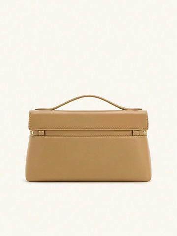 Zipper Opening And Closing Design Handbag