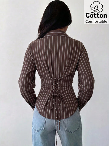 Stripe Long Sleeve Shirt