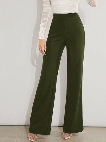 Firerie Solid High Waist Wide Leg Pants
