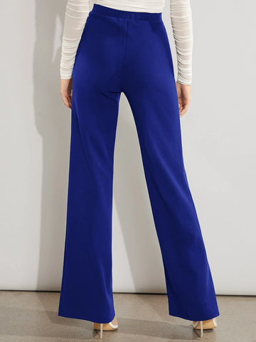 Firerie Solid High Waist Wide Leg Pants