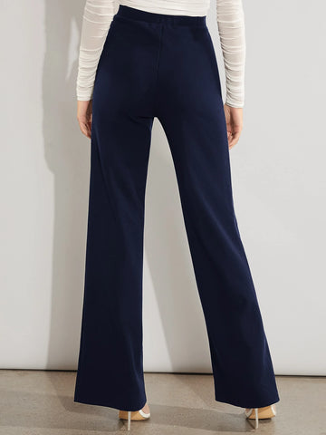 Firerie Solid High Waist Wide Leg Pants