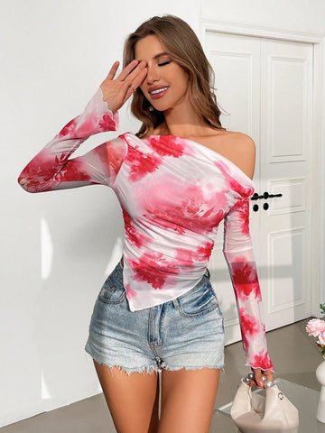 Women's Asymmetrical Hem T-Shirt
