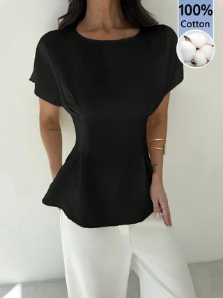 Elegant Mature Smart Casual Office Dinner Brunch Shirt
