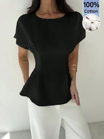 Elegant Mature Smart Casual Office Dinner Brunch Shirt