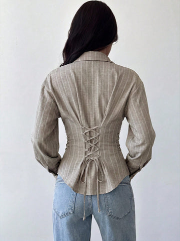Stripe Long Sleeve Shirt