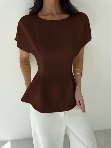 Elegant Mature Smart Casual Office Dinner Brunch Shirt