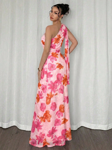 Elegant Off-Shoulder Hip Fishtail Dress