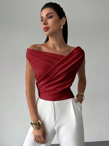 Firerie Women's Elegant Simple Refined Fashion Tops